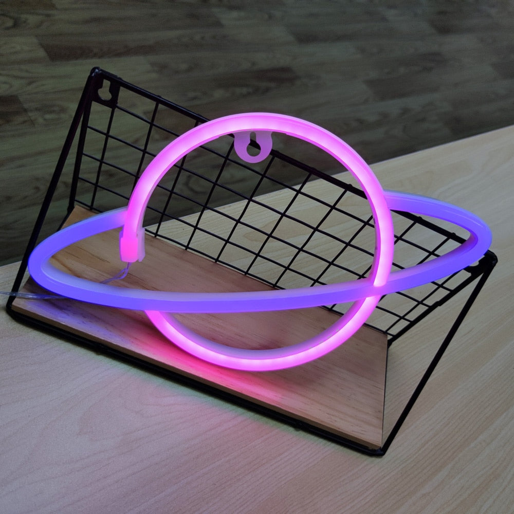 Planet Neon Light