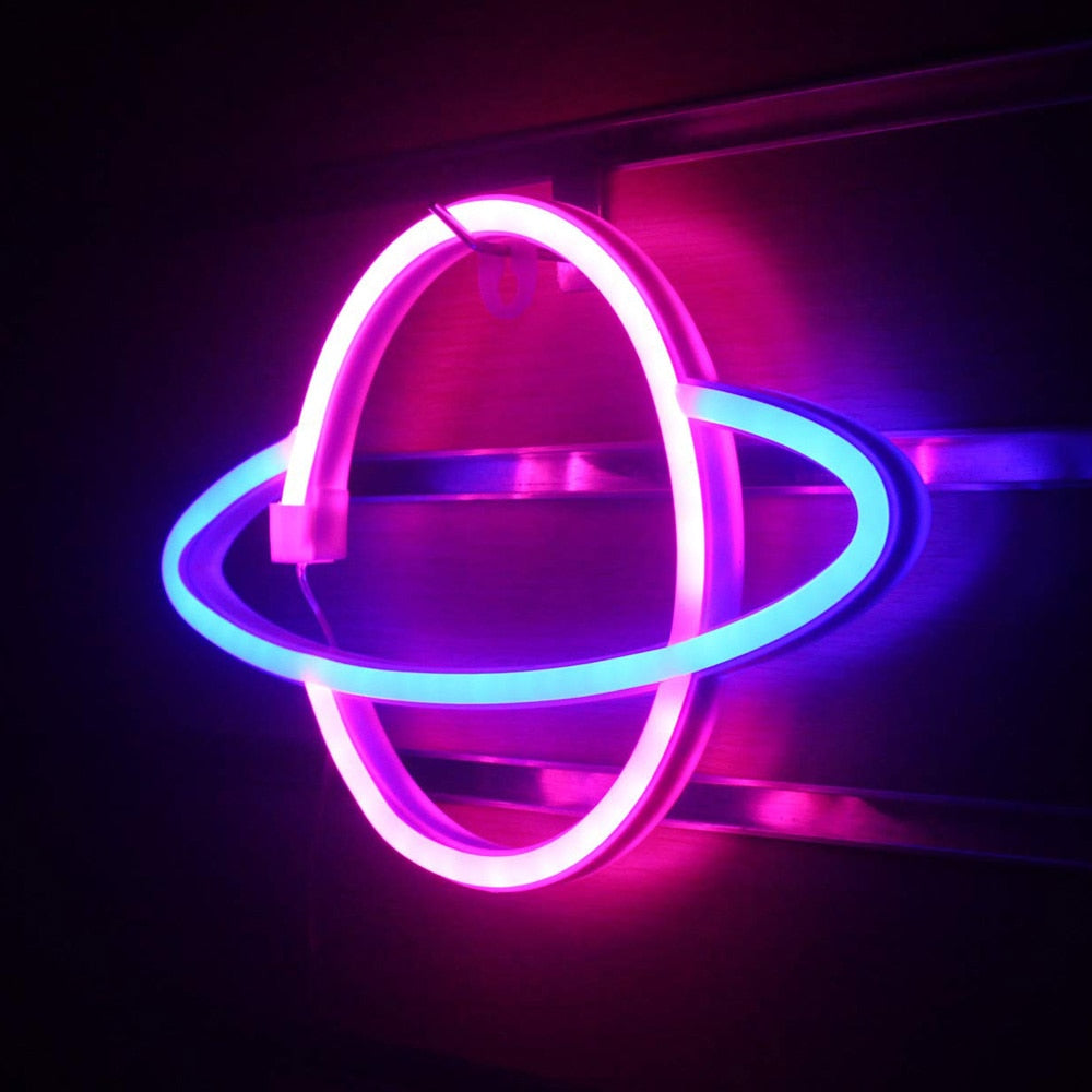 Planet Neon Light