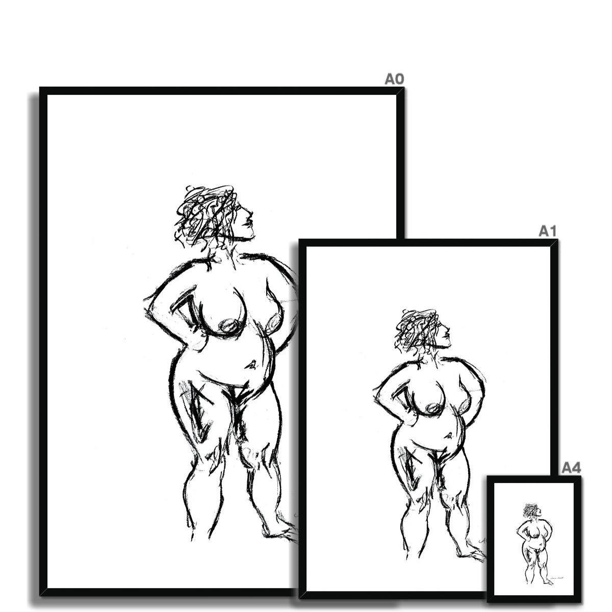 "Stand I" by Alanna Maskell Framed Print