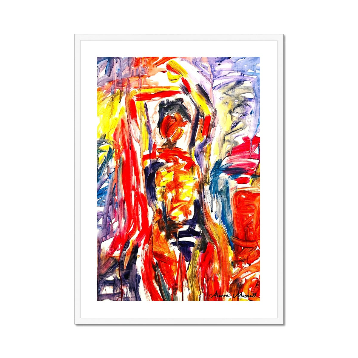 "Femme Divine" by Alanna Maskell Framed Print