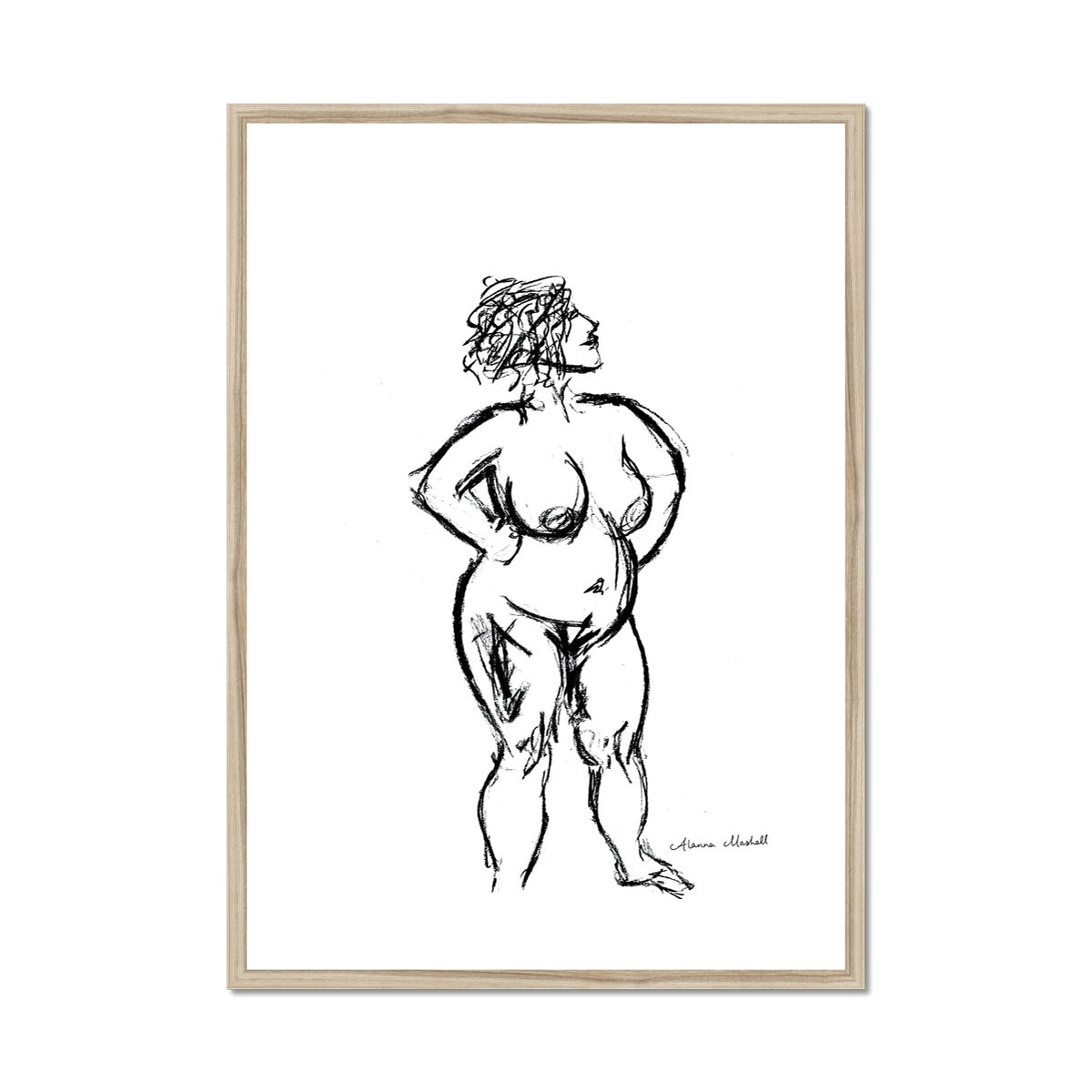 "Stand I" by Alanna Maskell Framed Print