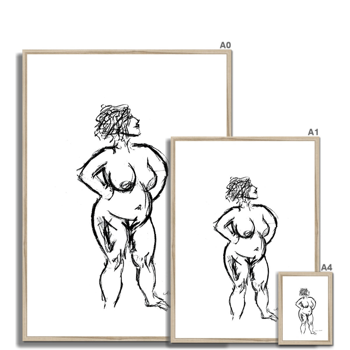 "Stand I" by Alanna Maskell Framed Print