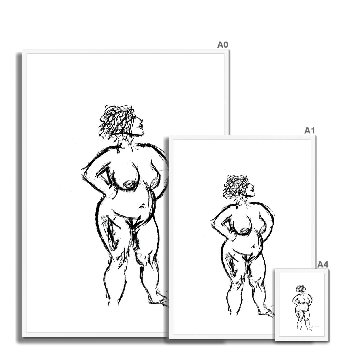 "Stand I" by Alanna Maskell Framed Print