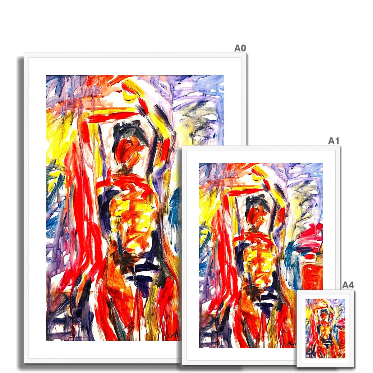 "Femme Divine" by Alanna Maskell Framed Print