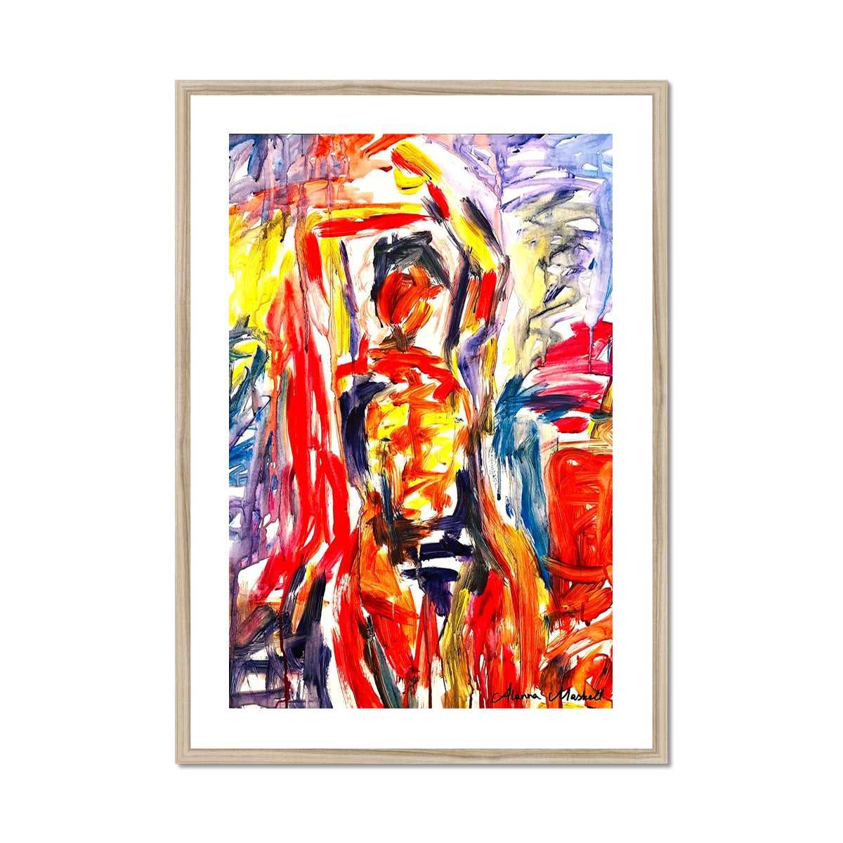 "Femme Divine" by Alanna Maskell Framed Print