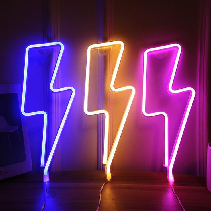 Lightning Bolt Neon Light