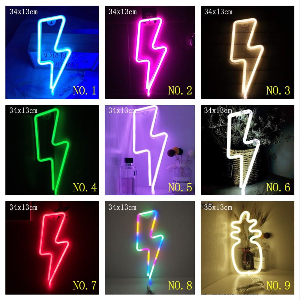 Lightning Bolt Neon Light