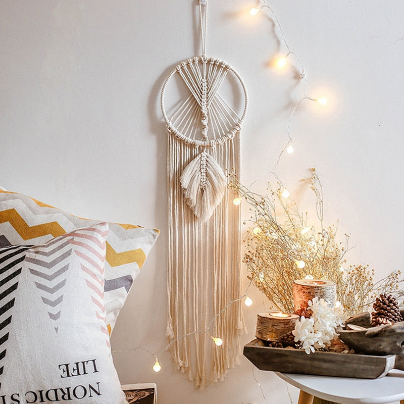 Macrame Dream Catcher - Moon, Star or Sun