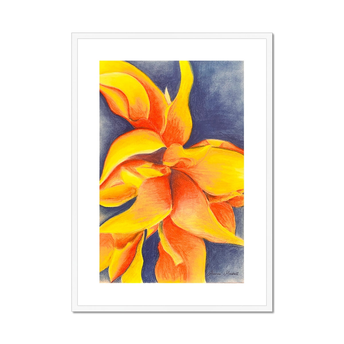 "Solar Flare" by Alanna Maskell Framed Print