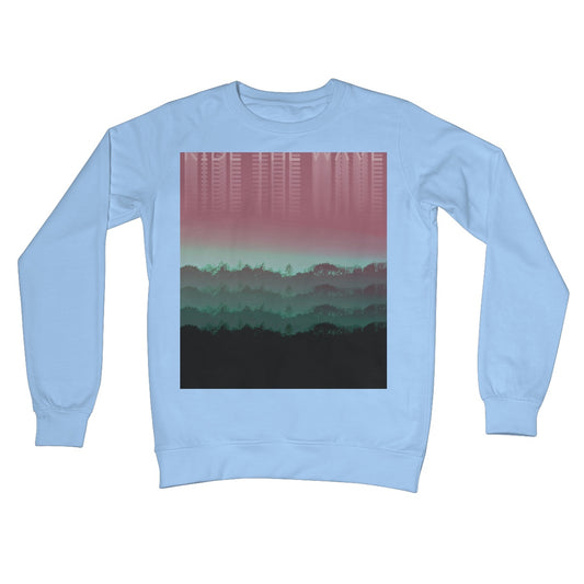 Ride The Wave by WORE ON DRUGS Crew Neck Sweatshirt