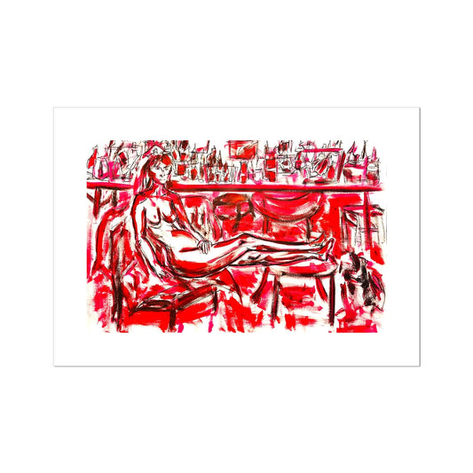 "A Crimson Affair" by Alanna Maskell Fine Art Print