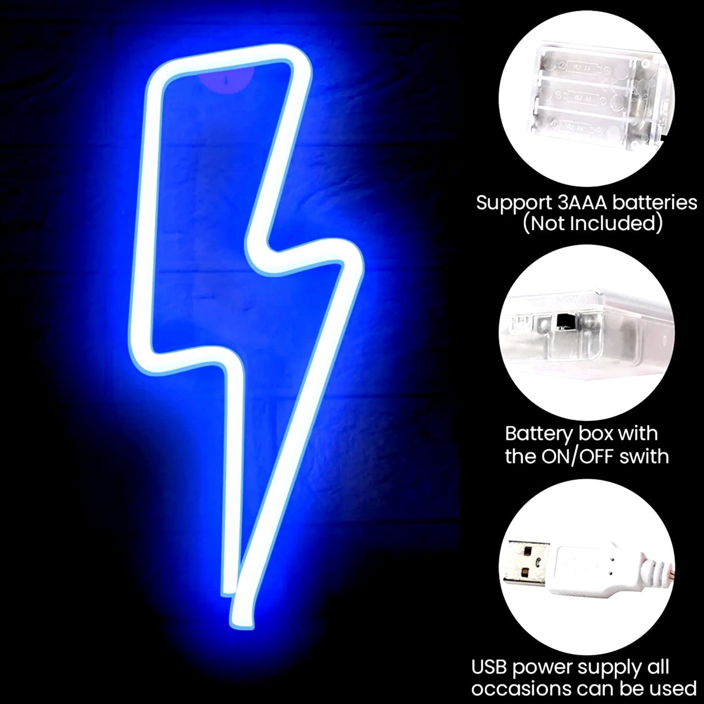 Lightning Bolt Neon Light