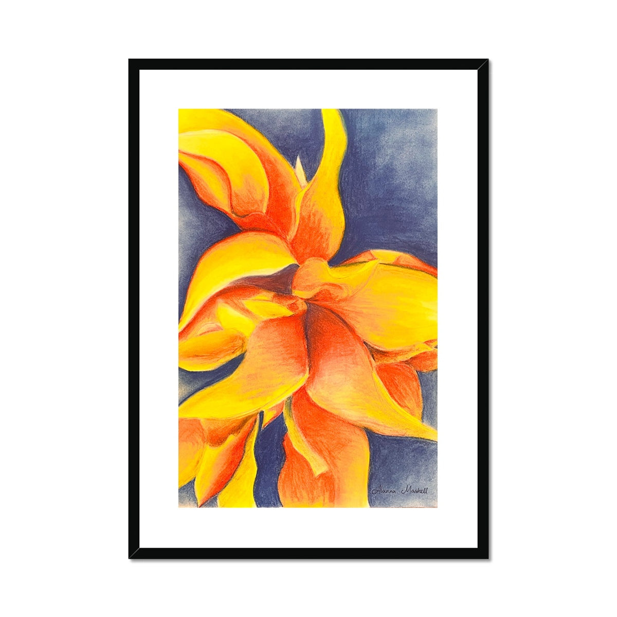 "Solar Flare" by Alanna Maskell Framed Print